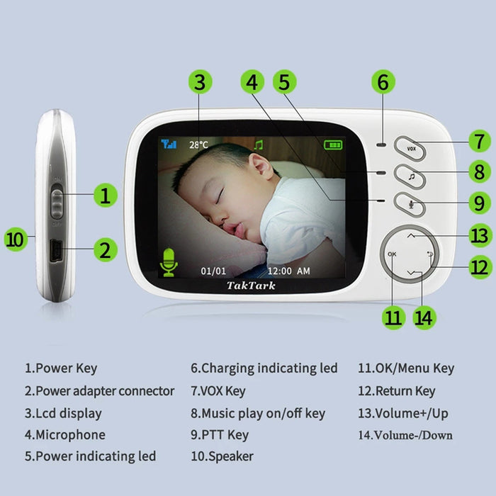 Wireless Baby Monitor For Safety
